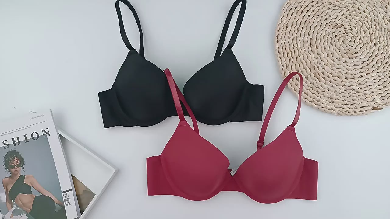 Bandeau Style Strapless Bra – Cotton Blend
